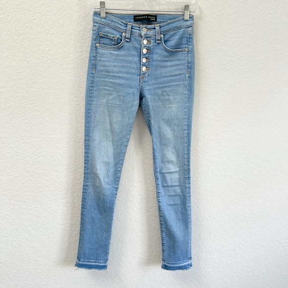 Veronica Beard Debbie High Rise Skinny Jean Sz 24 - Picture 2 of 6
